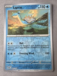 Lapras 45/197 Obsidian Flames Reverse Holo Uncommon