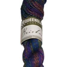 New Queensland Collection Yarn 100% Wool Dark Multicolor 144 Yards