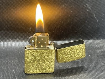 Machine Distressed Zippo:  Gouge -Custom Insert. Fuel-Saving. Performance. Style