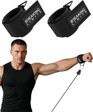 Wrist Cuffs Gym - Wrist Straps for Cable Machines - Lifting Cuffs for Cables ...