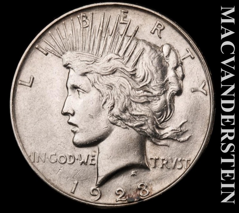 1923-D Peace Dollar- Extra Fine+- Better Date- No Reserve #L5531
