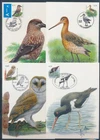 XE60218 Belgium 2002 -2010 animals fauna flora birds maxicards used