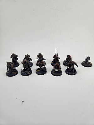 Kill  Team Spectre Squad Terror On Devlan Warhammer Painted W/ Tokens And Cards