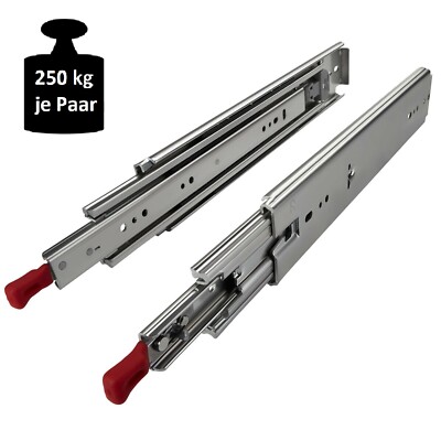 Schwerlastauszug Schubladenschienen Vollauszug bis 250 kg KV1-250-H76-LC SOTECH