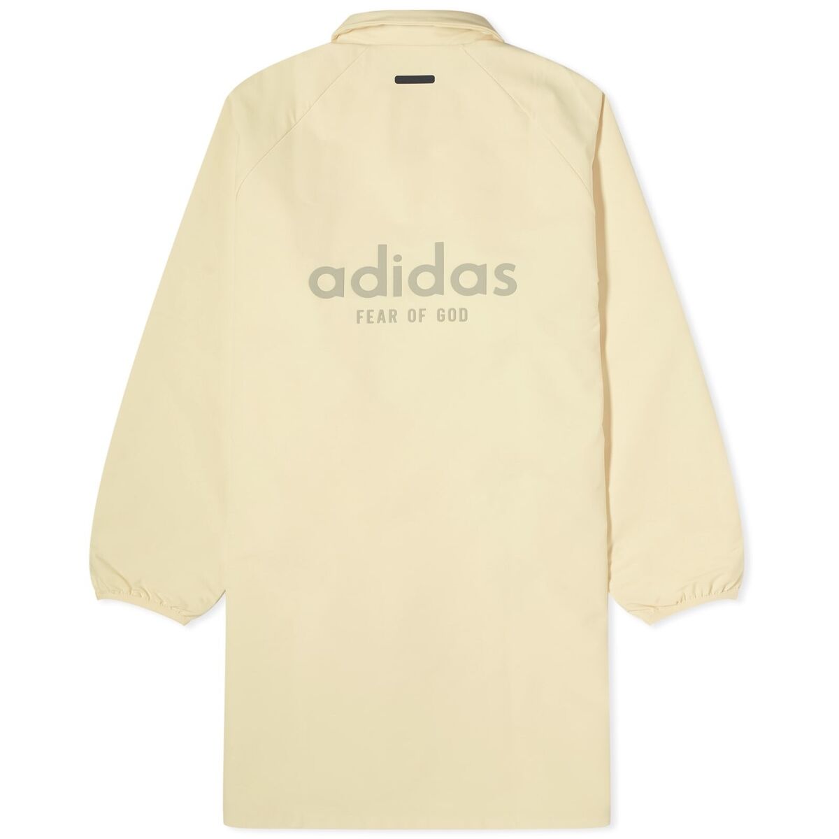 adidas x Fear Of God Athletics Jacket Pale Yellow Oversized adidas x Fear Of God Athletics Jacket Pale Yellow Oversized