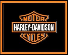 HD5 Motorcycles Orange/Black Refrigerator Fridge MAGNET