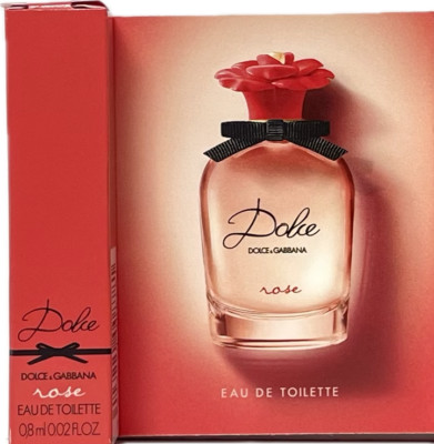 Dolce & Gabbana Dolce Rose Eau de Toilette Mini-Spray, 0.8 ml Sample 1 or 2 Vial