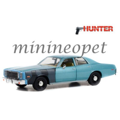 GREENLIGHT HUNTER RICK HUNTER'S 1977 PLYMOUTH FURY 1/24 UNRESTORED 84152