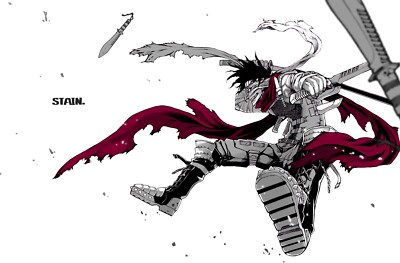 Anime boku no hero academia killer stain chizome Custom Gaming Mat Desk