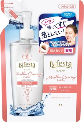 mandom Bifesta Micellar Cleansing Water Sensitive Refill 360ml  medicated