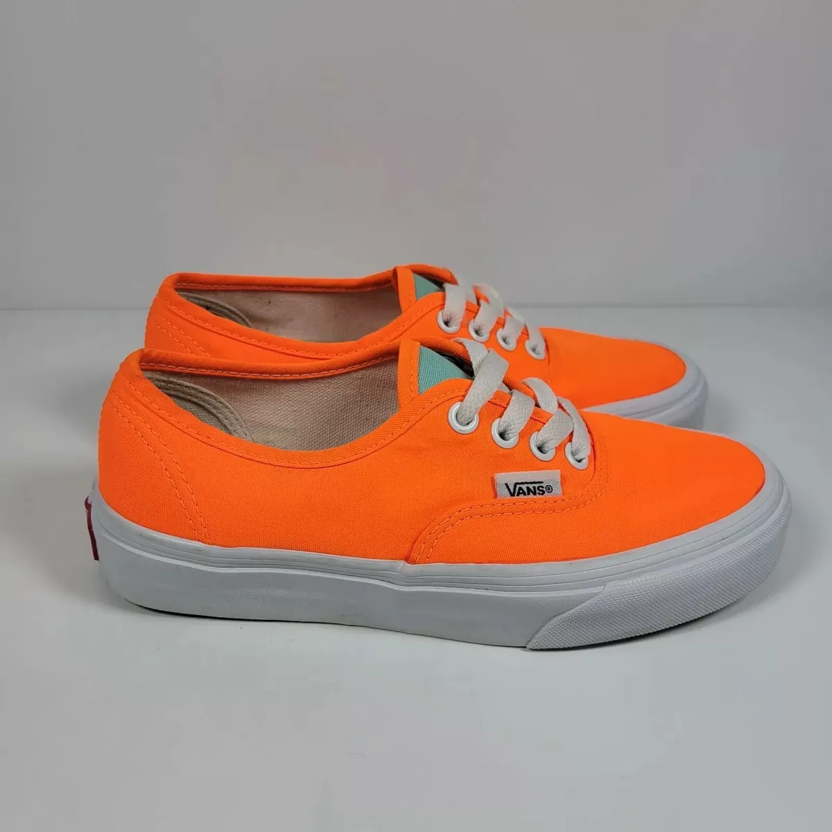 Vans authentic neon clearance orange