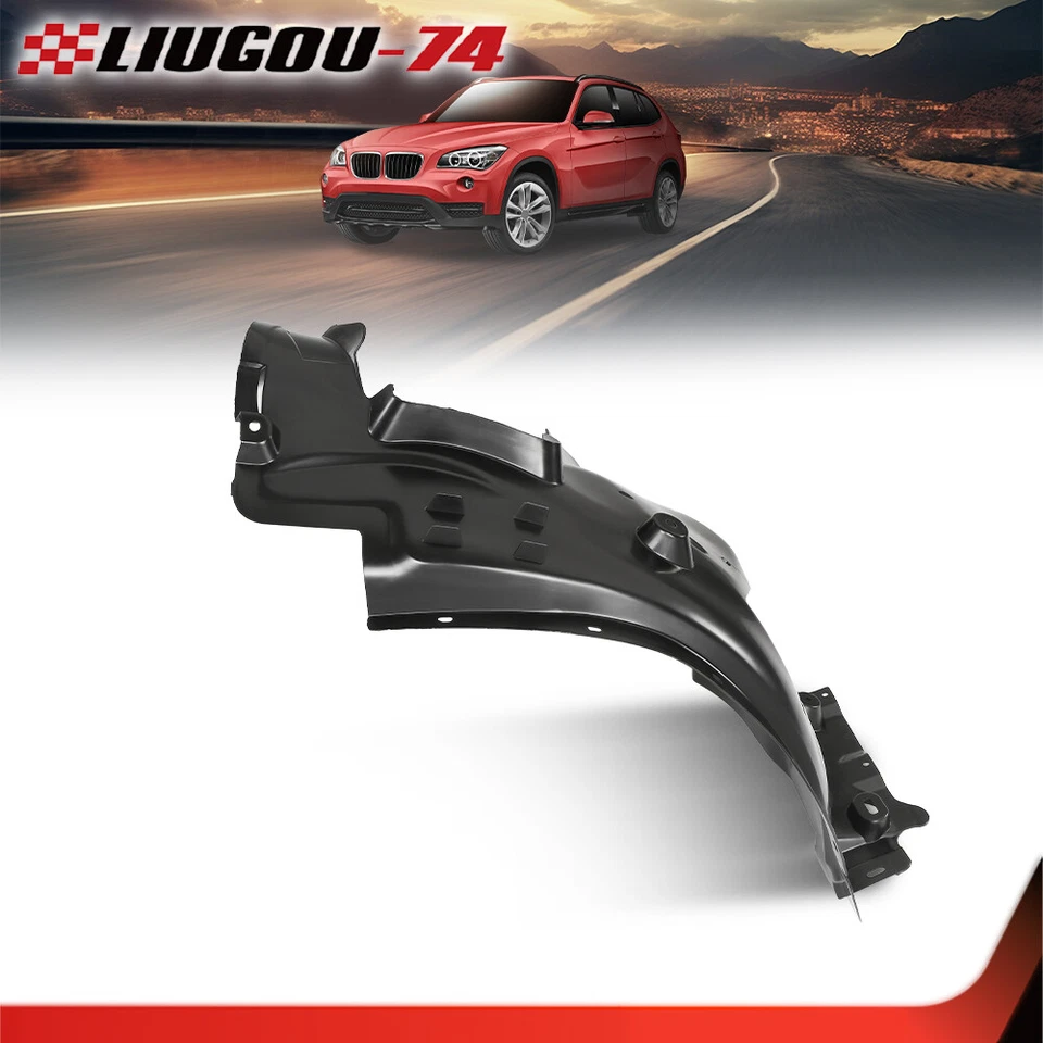 Front Fender Liner Black Rear Section Left Driver Side Fit For 2012-2015 BMW X1 Foto 2 de 4
