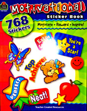 Motivational 768 Sticker Book , NEW Classroom , Motivate Rewards, Inspire