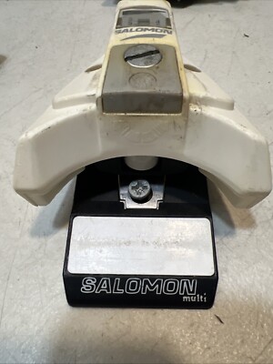 Salomon 447 Composite Downhill Ski Bindings Multicontrol White