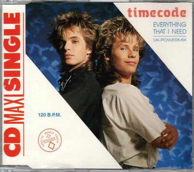 TIMECODE - Everything that i need uk-powermix CDM 1989 - GERMANY Italo-Disco