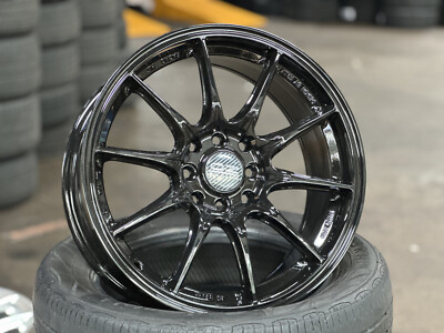 New 16x7 OZ Hyper GT Black 4x100 (4 wheel) fit HONDA TOYOTA MAZDA KIA