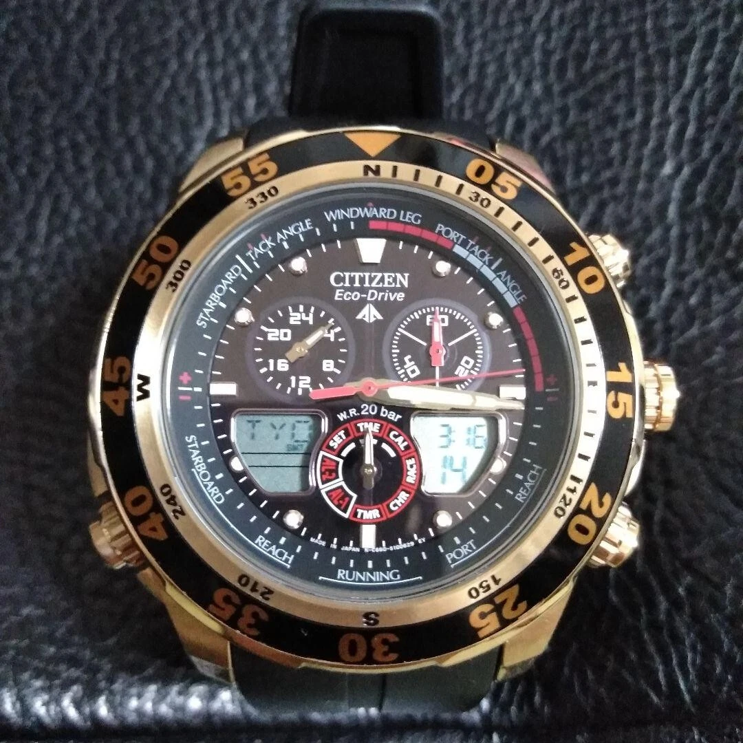 Citizen Wristwatch Promaster Eco Drive C660-S067634 Chronograph Black Mens Watvh