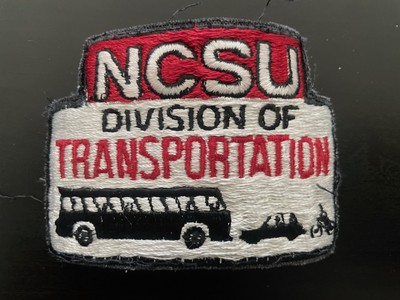 Vintage NCSU Divison of Transportation Patch North Carolina State University?