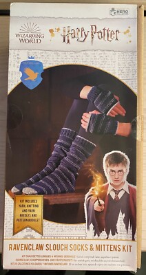 Harry Potter Ravenclaw Slouch Socks & Mittens Kit