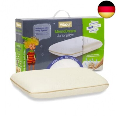 Vitapur Kinder Kopfkissen 30x50 ab 3 Jahre (Nicht vakuumverpackt) - Soft,