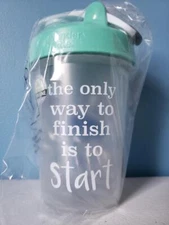 Xyngular 12 oz "Only Way To Finish" Blender Bottle Shaker Cup - New in Plastic!