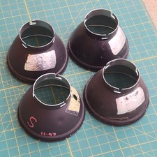 Lot of 4 7'' Flash Reflector Studio Strobe Lights