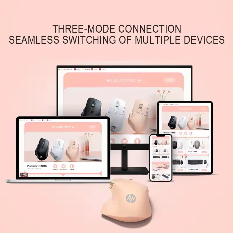 HP Pro1 Bluetooth Wireless Mouse 4000 DPI Office, Gaming for Apple, Laptop - UK - Image 2 of 4