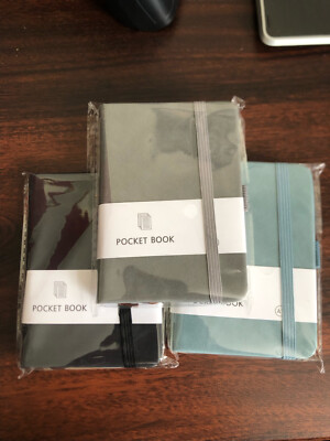 A7 size pocketbook package of 3