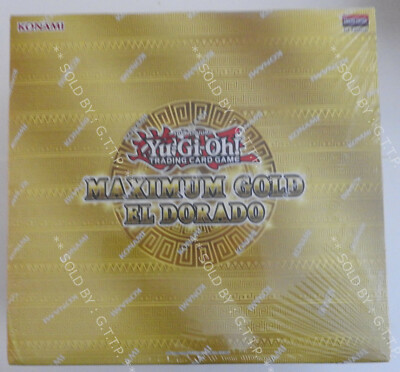 YUGIOH! MAXIMUM GOLD EL DORADO TUCKBOX (X6) NEU/VERSIEGELT - KOSTENLOSER VERSAND IN UK