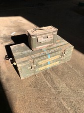 Cassa di legno militare d'epoca  per munizioni/fu, originale in buonissimo stato