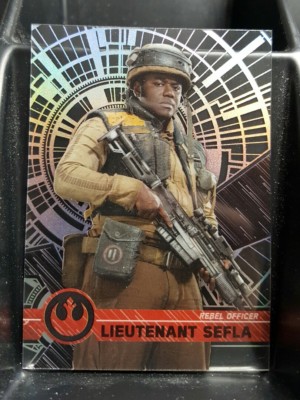 2017 Topps Star Wars Hoch Tek 1b Todesstern Superlaser #105 Leutnant Sefla