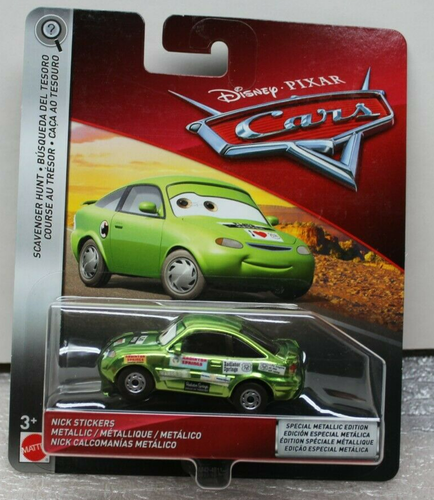 NICK STICKERS METALLIC RACE FAN SCAVENGER HUNT 2018 DISNEY PIXAR CARS EBay