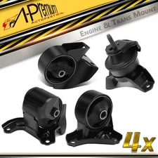 A-Premium 4x Engine Motor & Auto Transmission Mount for Hyundai Tucson 05-09 Kia