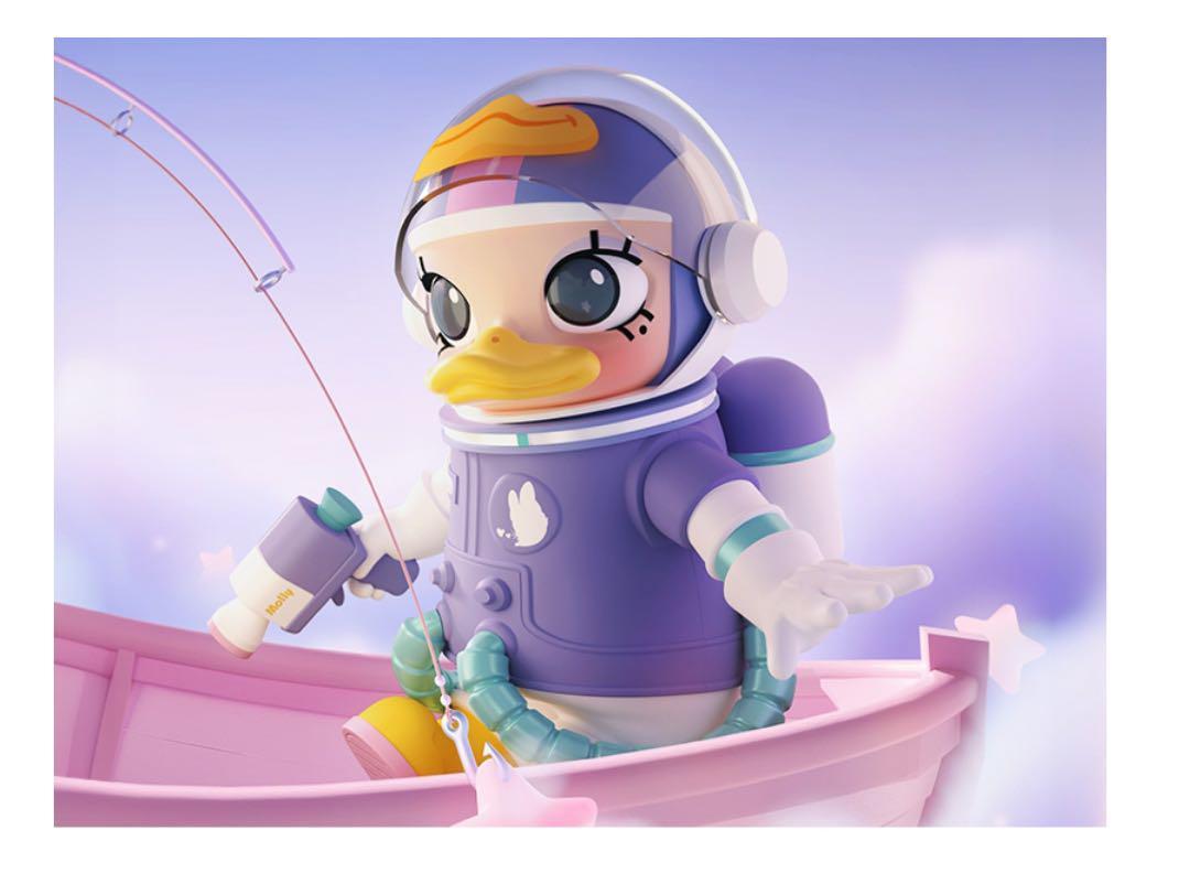 POP MART MEGA Collection 400% SPACE MOLLY Donald Duck & Daisy 2 