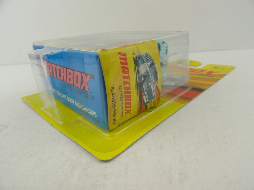 2011 Matchbox Lesney Edition ‘65 Austin Mini Van (Light Blue Police) - Image 3 of 4