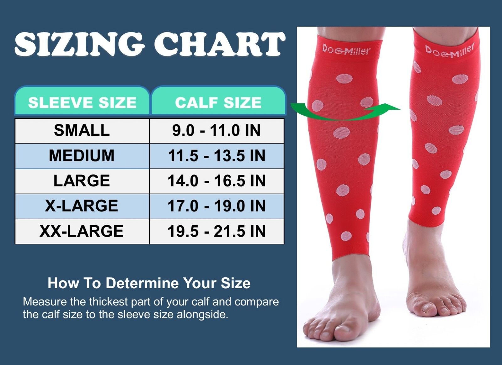 Doc Miller Size Chart