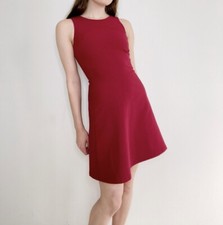Madewell Women’s Red dress Fit And Flare Red Casual Career Size 10