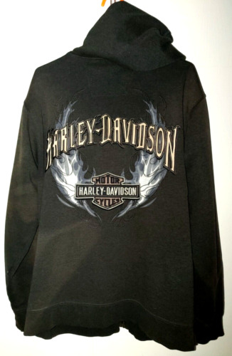 1980s Vintage Rare Harley Davison hoodie size L