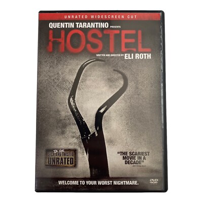 Hostel (DVD, 2006, Unrated Widescreen Edition) Horror, Jay Hernandez, Eli Roth