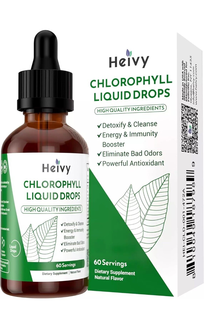 Heivy Chlorophyll Liquid, Liquid Chlorophyll Supplement for Internal Deodorizer
