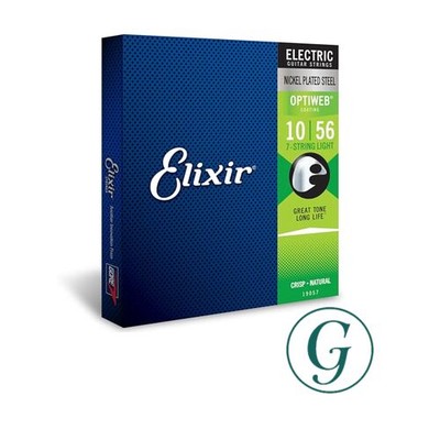 Elixir Saiten E-Gitarrensaiten Stahl vernickelt mit OPTIWEB