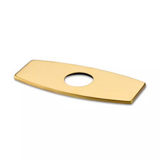 6.25 In. X 2.6In. X 0.25 In. Brass Bathroom Vessel Vanity Sink Faucet Hole Cover