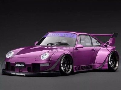 Ignition Model 1/18 RWB 993 Mini Car Purple Metallic IG3623 NEU