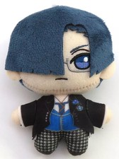 Stuffed Toy Mascot Badge Lawrence Brewer Sega Lucky Kuji Black Butler -Boarding 