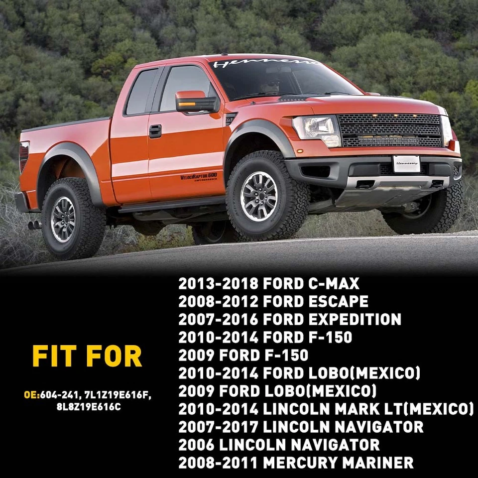 1/2 Juego Para Ford F-150 2010-2014 Calentador Mezcla Puerta Actuador Modo Principal Temperatura Foto 2 de 4