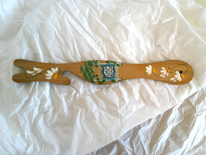 Primitive Oven Rack Puller Utensil Kitchen Handpainted