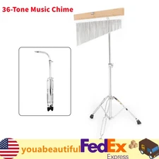 Bar Chimes Single-Row Wind Chime 36-Tone With Tripod Stand Percussion Instrument
