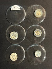 LOT OF 6 GLASS POCKET WATCH CRYSTALS SIZE 17 REPLACEMENT PARTS