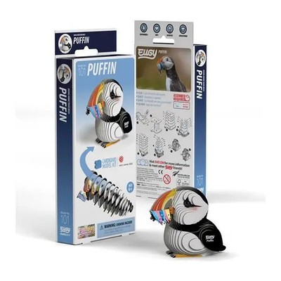 EUGY 3D Bastelset Papageientaucher | Kit (Bastelset) | Deutsch (2024) | 650101