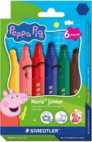 Staedtler Fasermaler Noris Junior Peppa 6Er Kartonetui